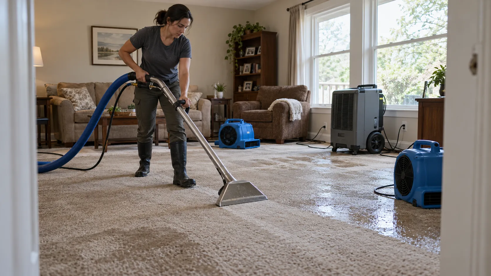 Water Extraction & Structural Drying in Austin, TX